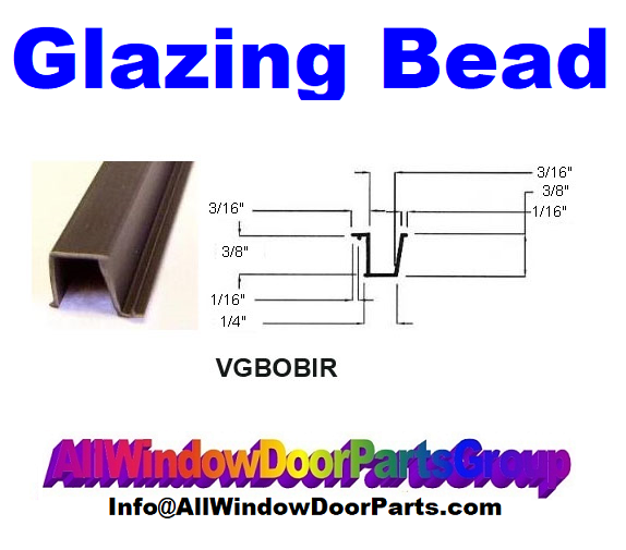 Glazing Bead SnapIn Bead Glaziers Beading VGBOBIR BiltBest Window